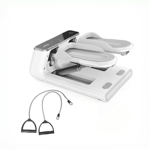 Steppers for Exercise at Home, Mini Stair Stepper with Resistance Bands, Portable Under Desk Stepper Workout Step Machine 300 lbs Weight Capacity