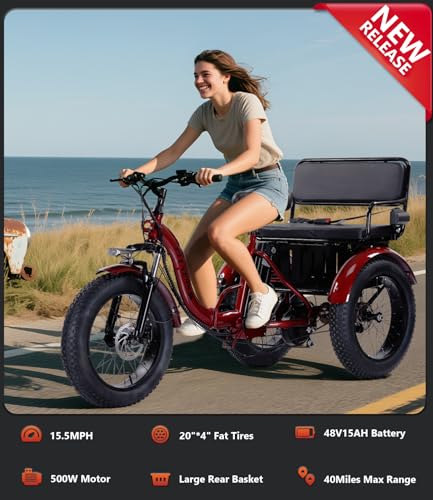 Adult Electric Tricycle Adult Tricycle 3 Wheel Bikes Adults Electric Three Wheel Bike