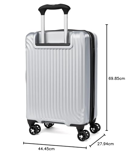 Travelpro Maxlite Air Hardside Expandable Carry on Luggage, 8 Spinner Wheels, Lightweight Hard Shell Polycarbonate Suitcase, Shadow Grey, Carry On 21-Inch