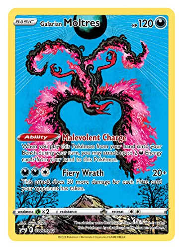 Pokémon TCG: Crown Zenith Tin – Galarian Zapdos (1 Foil Card & 5 Booster Packs)