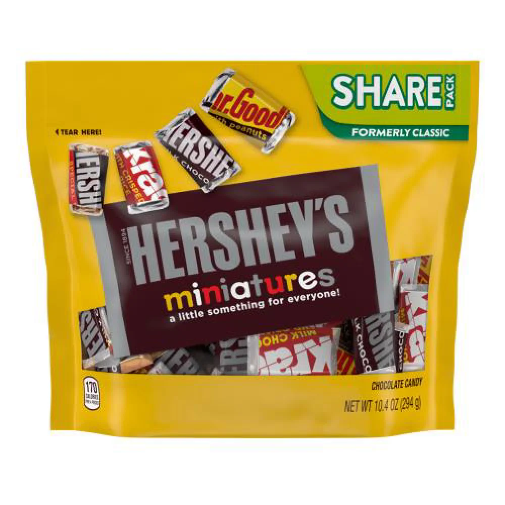 Hershey's Miniature Chocolate Candy - 10.4oz (Pack of 3)