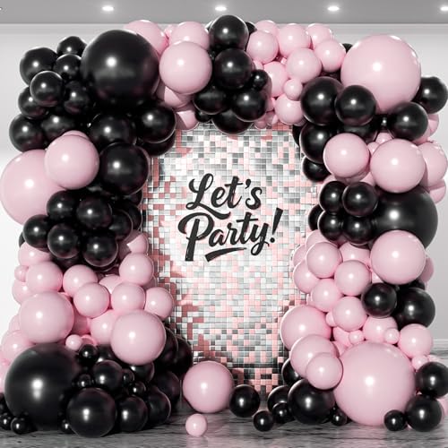 165Pcs Christmas Balloon Arch Garland Kit with Xmas Red White Green Gold Latex Balloons Gift Box Candy Cane Star Foil Balloons Arch Kit for Christmas New Year Party Birthday Party Decorations