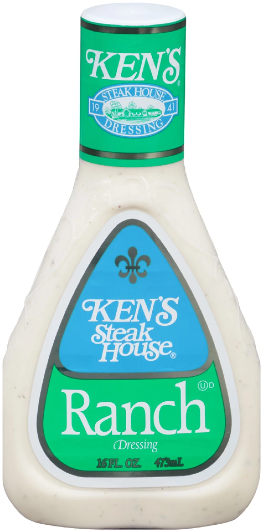 Ken's Steak House Ranch Salad Dressing - 16 Floz (Pack of 24)