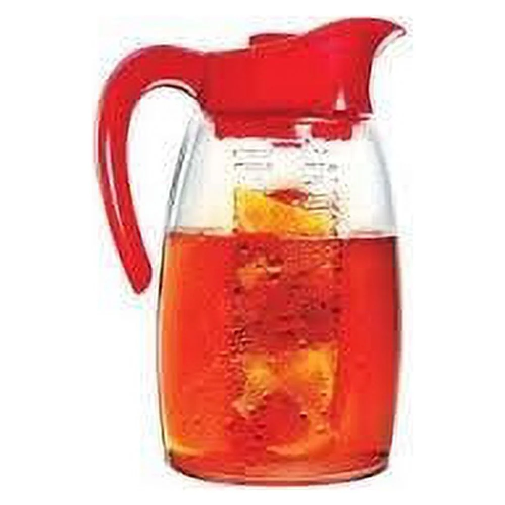 Primula PFRE-3739 Tea Pitcher With Infuser, Cherry, 2.9 Quart