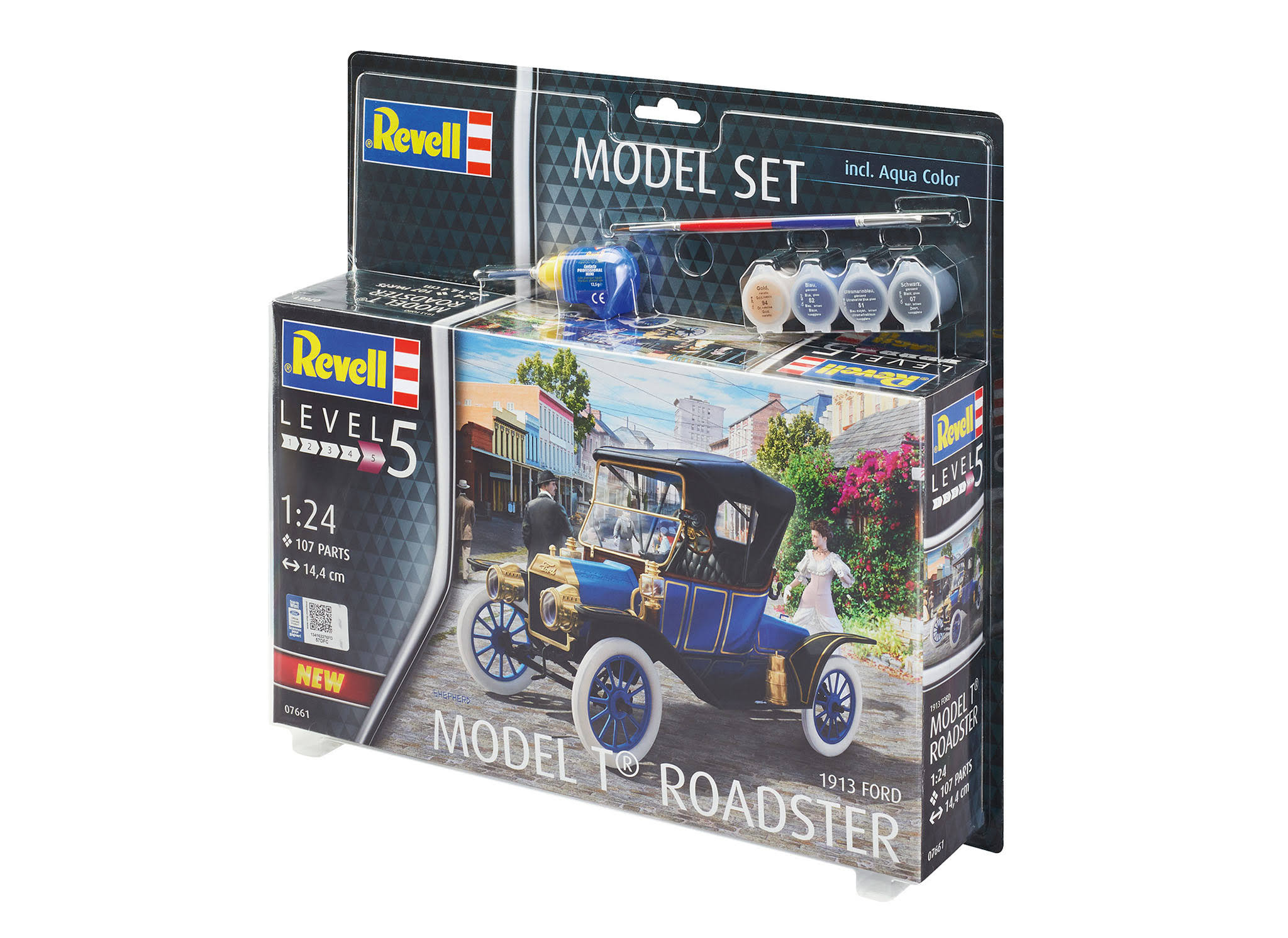Revell - Model Set Ford T Modell Roadster- 1:24 - Model Car Kit