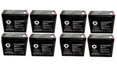 SPS Brand 12V 10Ah Replacement Battery (SG12100T2) for ZHEJIANG HAIJIU 6-DFM12A F2 REPLACEMENT (8 Pack)