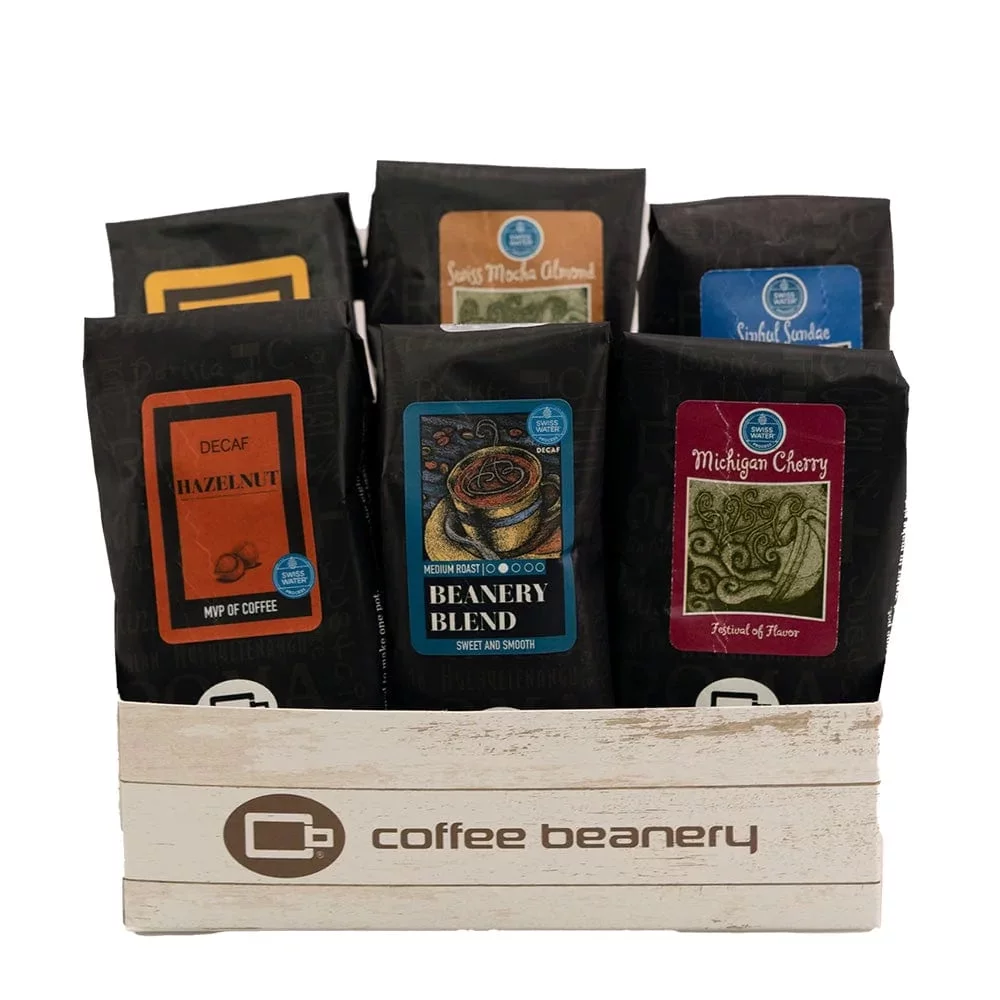 Decaf Coffee Sampler Gift Basket