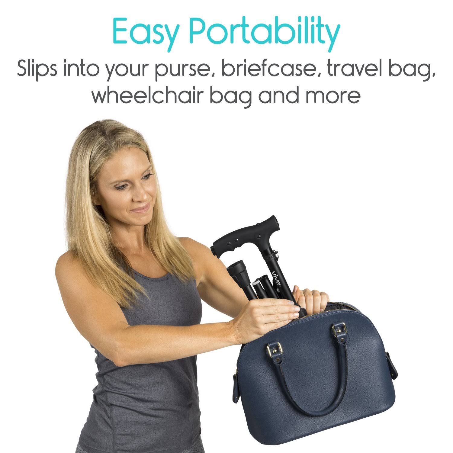 Vive LED Folding Cane with Light Adjustable