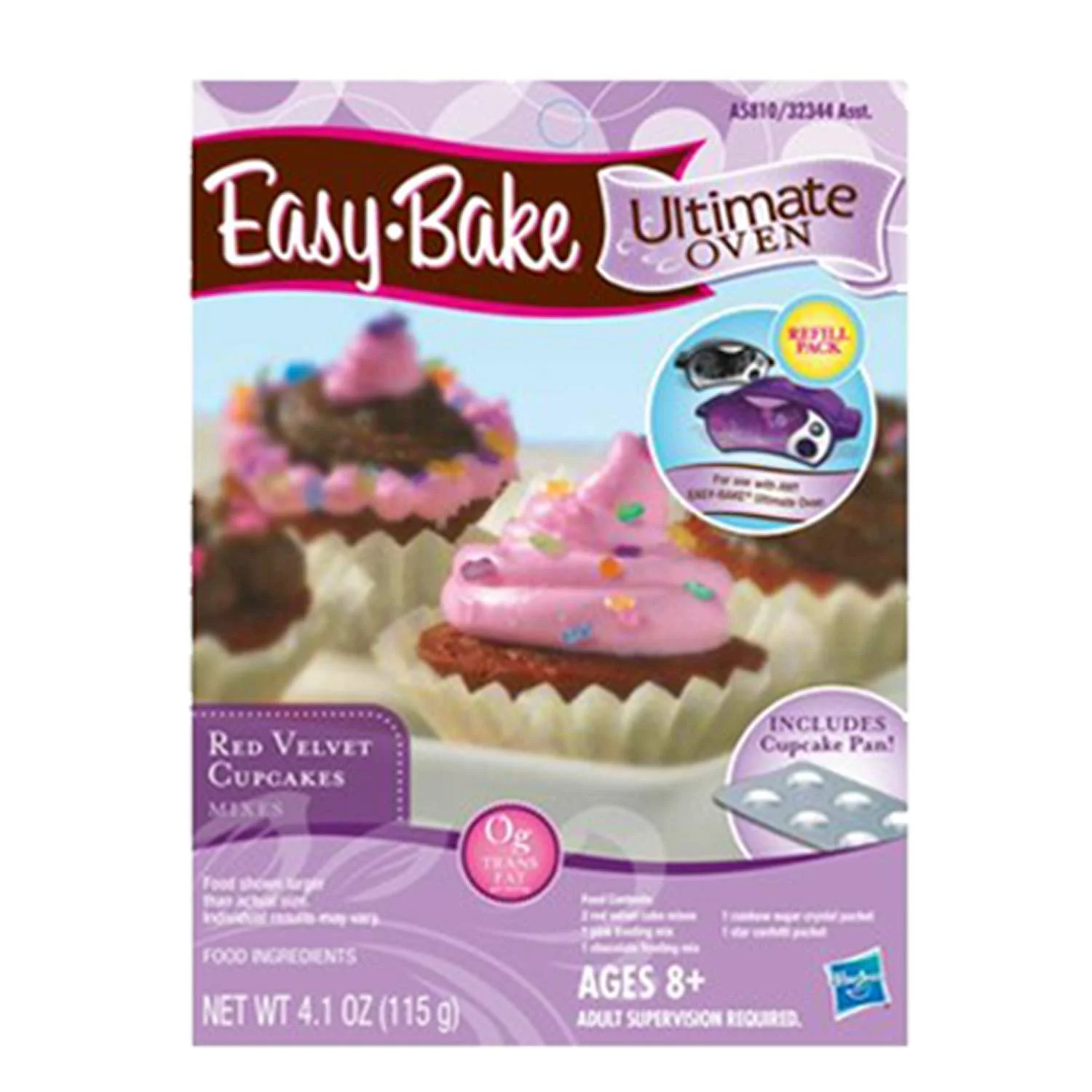 FIVE DEALS Easy Bake Oven Star Edition + Chocolate Chip and Pink Sugar Refill + Red Velvet Cupcakes Refill + Party Pretzel Refill Pack + Mini Whisk.