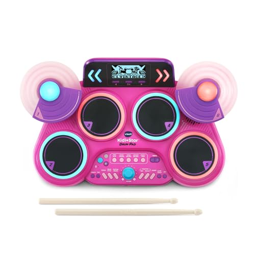 VTech Kidi Star Drum Pad, Black