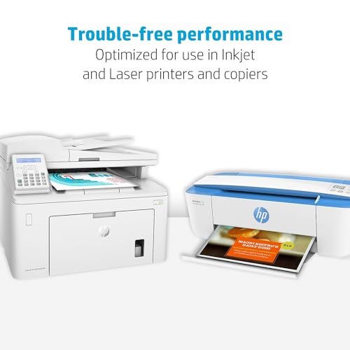 HP Paper Printer | 8.5 x 11 Paper | Premium 32 lb | 1 Ream - 500 Sheets | 100 Bright | Made in USA - FSC Certified | 113100R