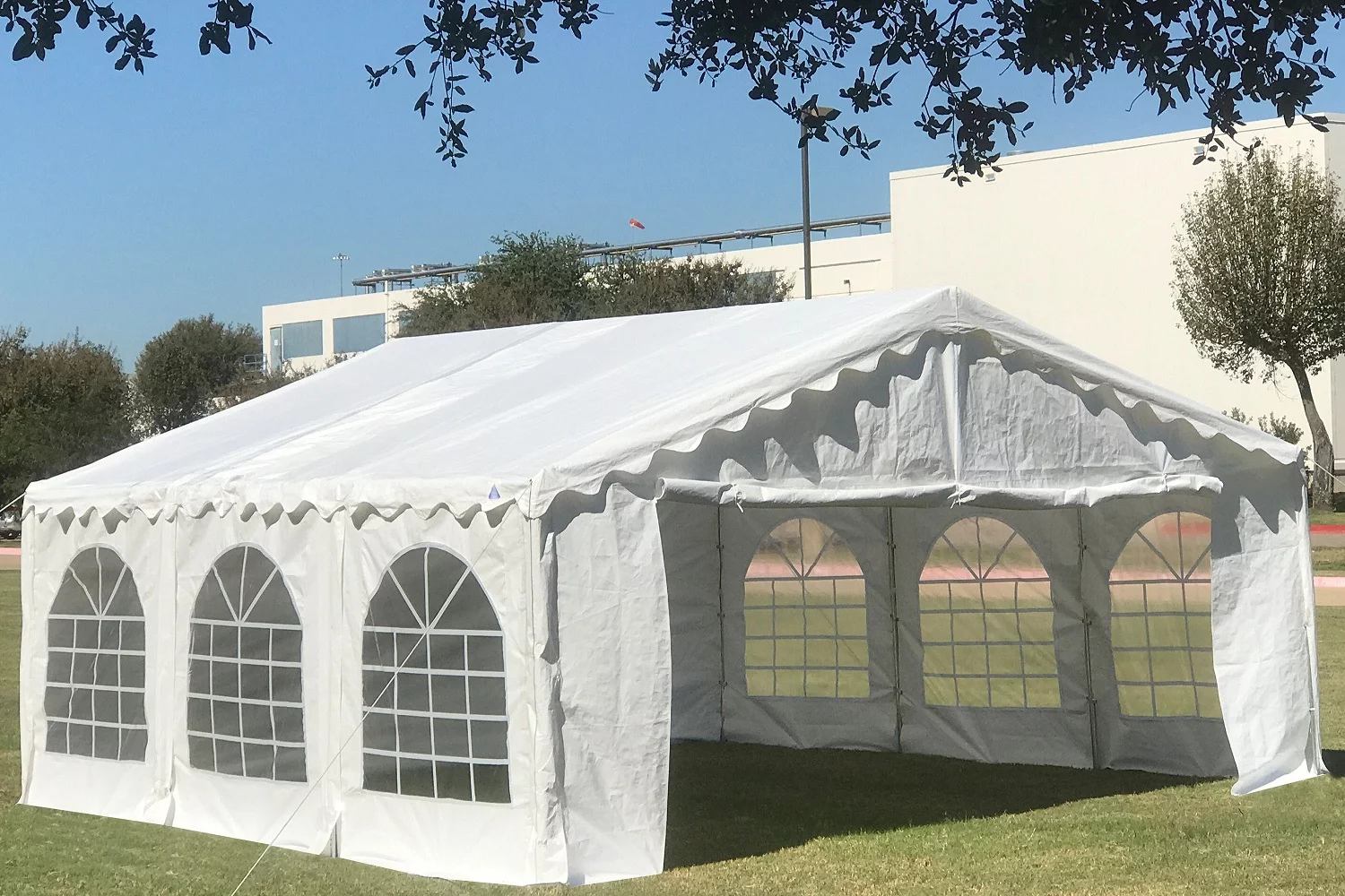 Delta Canopy 20'x16' Budget PE Party Tent Wedding Tent Outdoor Event Canopy Shelter with Waterproof Top