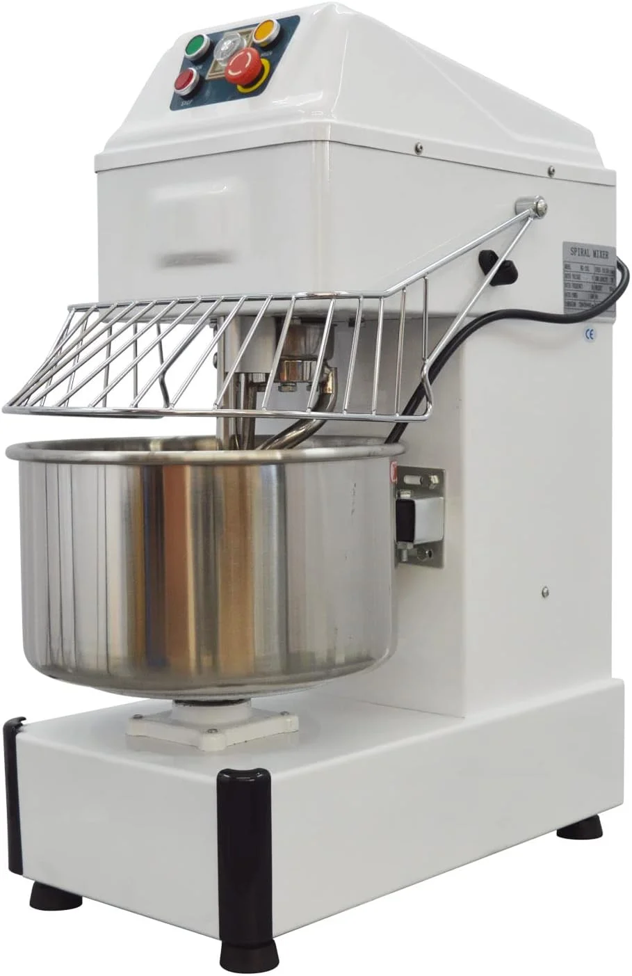 PreAsion Commercial Dough Food Mixer Dough Kneading Machine Double Speed Double Action Dough Mixer 110V 20L 1500W
