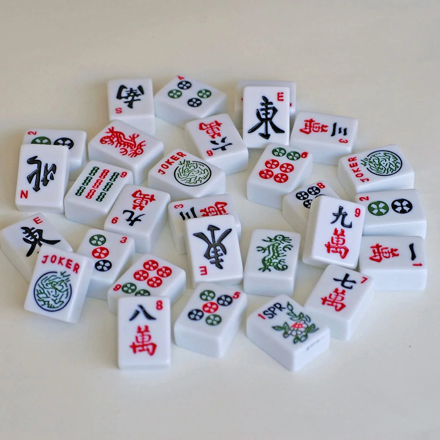 We Games Aluminum & Black Mahjong - American Style
