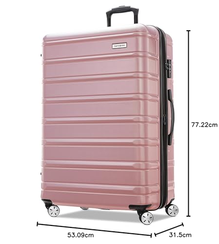 Samsonite Omni 2 Hardside Expandable Luggage with Spinner Wheels, 2-Piece Set (19/24), Lagoon Blue