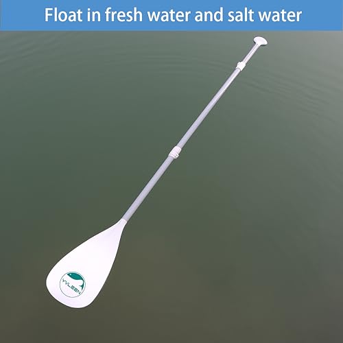 YVLEEN SUP Paddle Board Paddle，Stand up Paddleboard Paddles Adjustable Aluminum 4-Piece Floating Kayak Paddle，Convertible Paddle