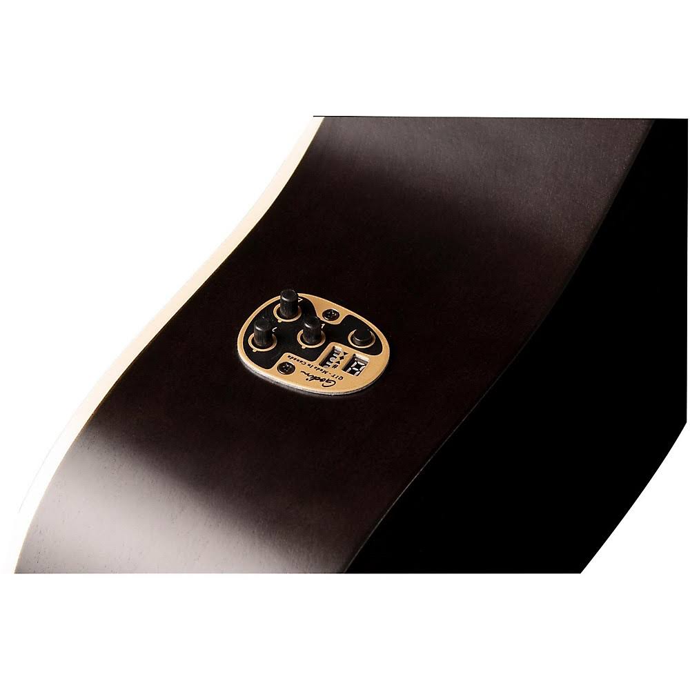 Art u0026 Lutherie Americana Dreadnought Acoustic Electric Guitar Faded Black