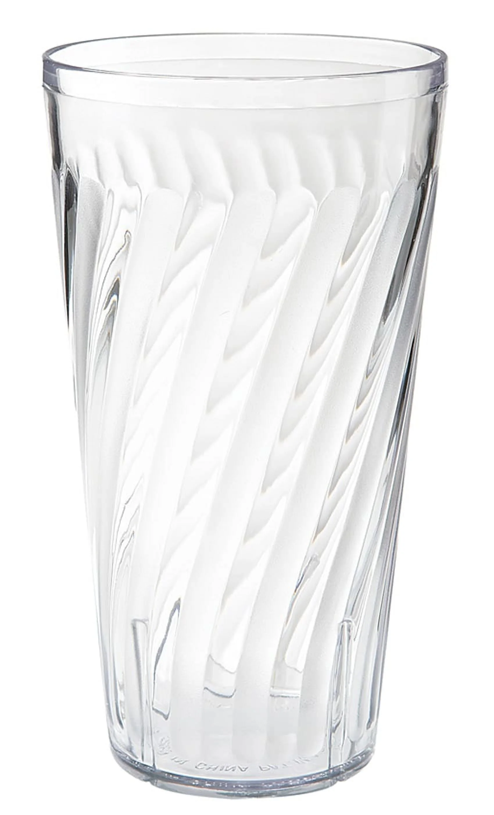 G.E.T. 32 Ounce Clear Heavy-Duty Shatterproof Plastic Tumblers (Set of 12)