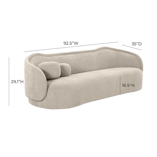 Tov Furniture Circe Textured Velvet Sofa