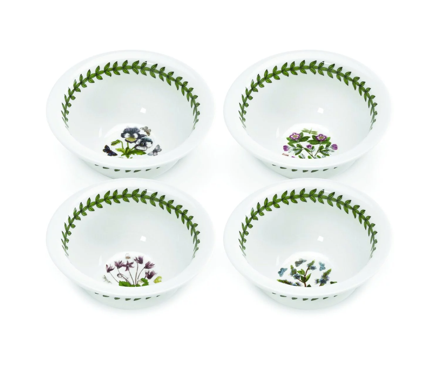 Portmeirion Botanic Garden Round Dish, Mini, Set of 4