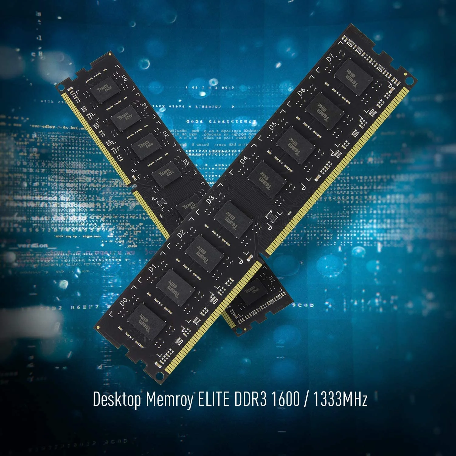 Elite DDR3 8GB Single 1600MHz (PC3-12800) CL11 Unbuffered Non-ECC 1.5V UDIMM 240 Pin PC Computer Desktop