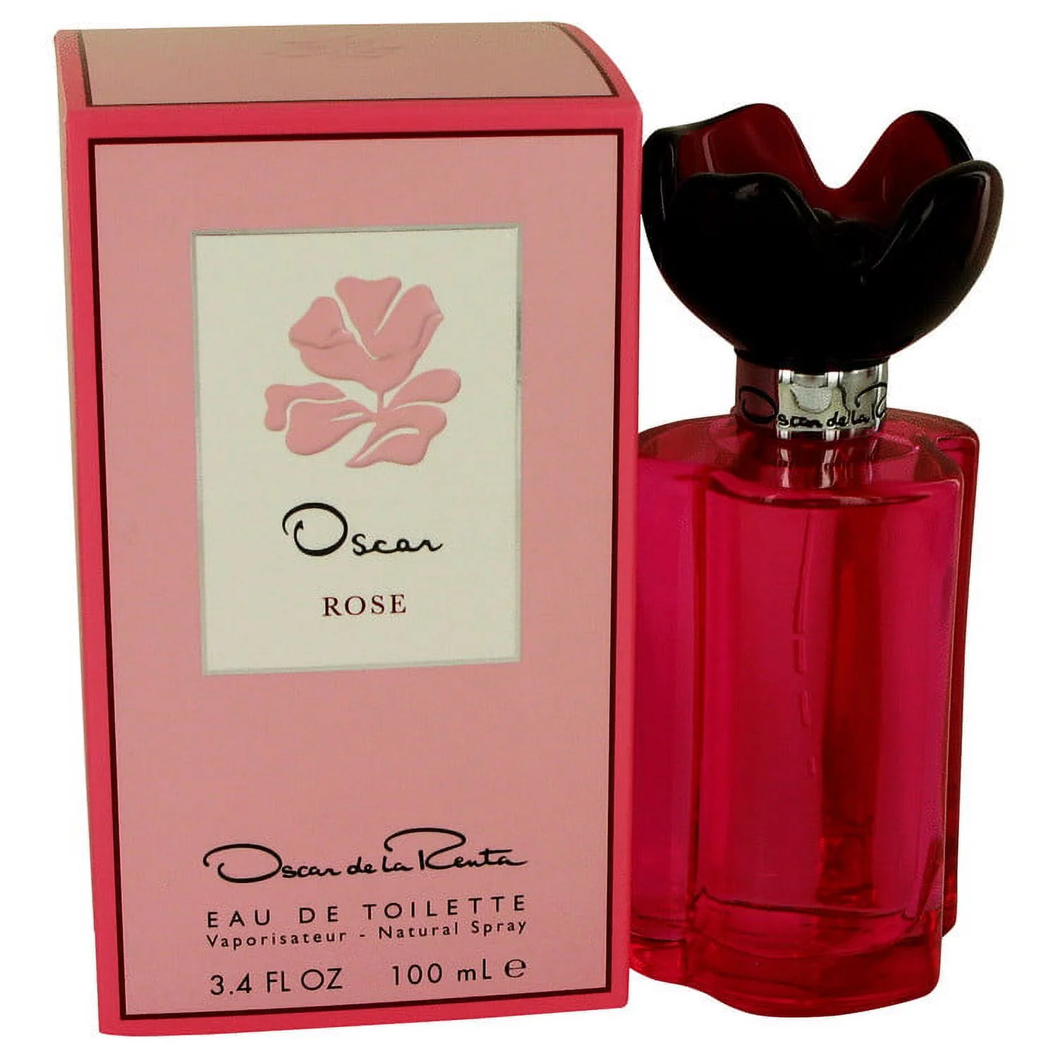 Oscar Rose Eau De Toilette Spray By Oscar De La Renta 3.4 Oz