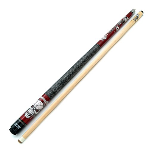 CUESOUL 58 inch 19/20/21 oz 1/2 Maple Pool Cue Stick Kit-Rockin Series