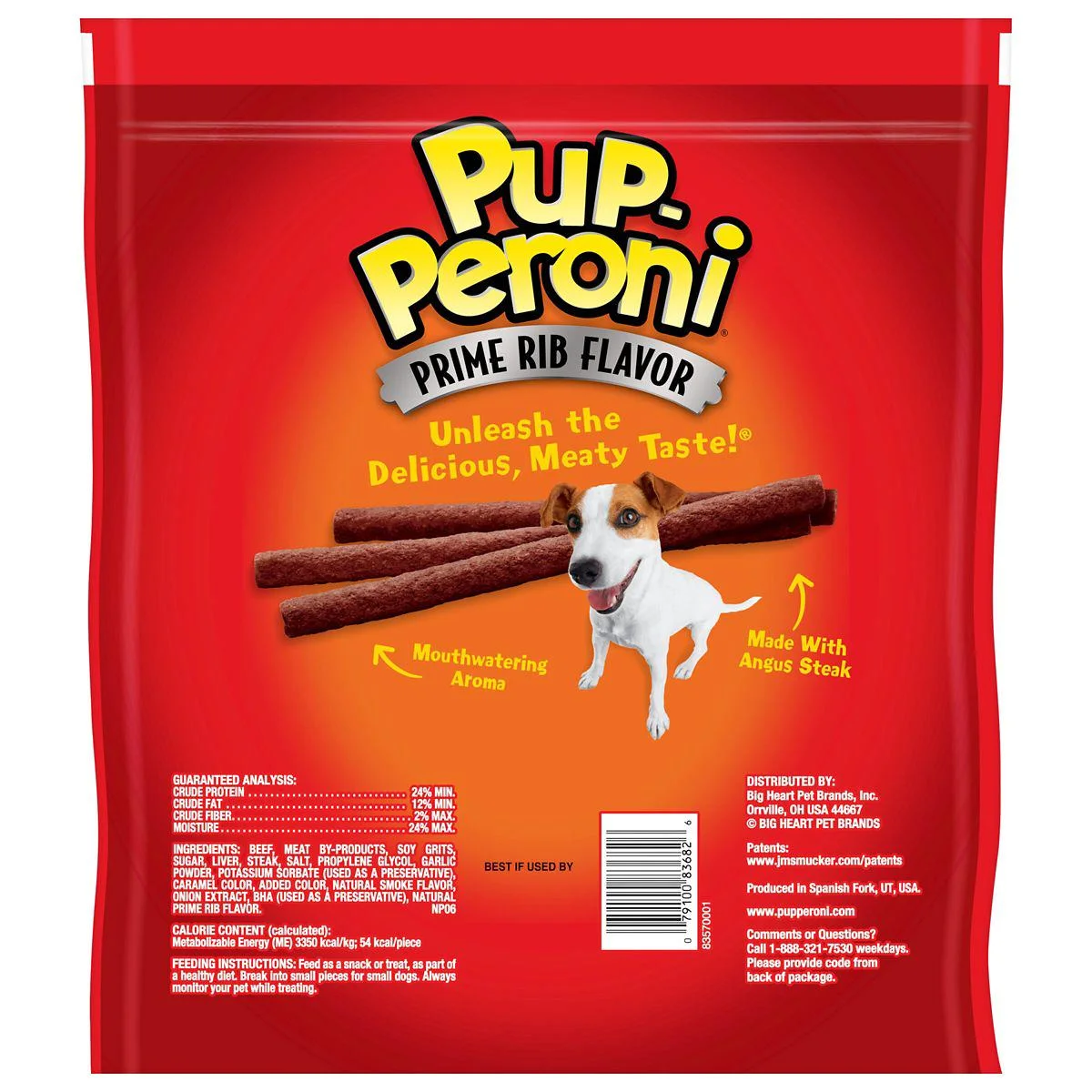 Pup-Peroni Prime Rib Beef Flavor Dog Treats, 35 oz.