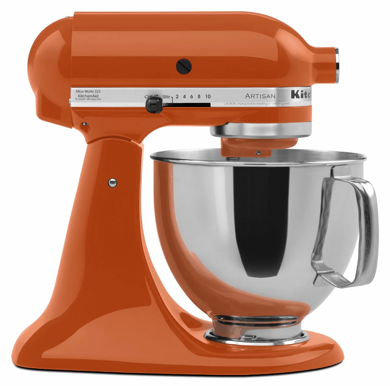 KitchenAid KSM150PSPN Artisan Series 5-Quart Stand Mixer, Persimmon