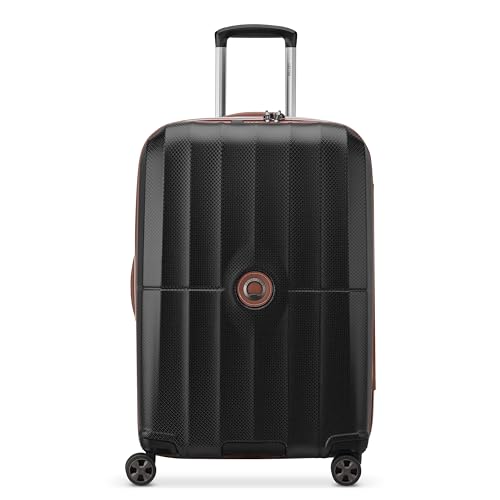 DELSEY PARIS Carrousel Hardside Expandable Luggage with Spinner Wheels, Navy, Carry-on 21 Inch