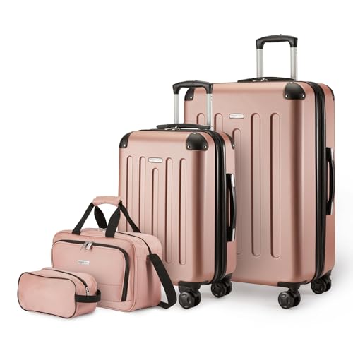 Amazon Basics 3-Piece Luggage Set, Including Carry-On Luggage (22