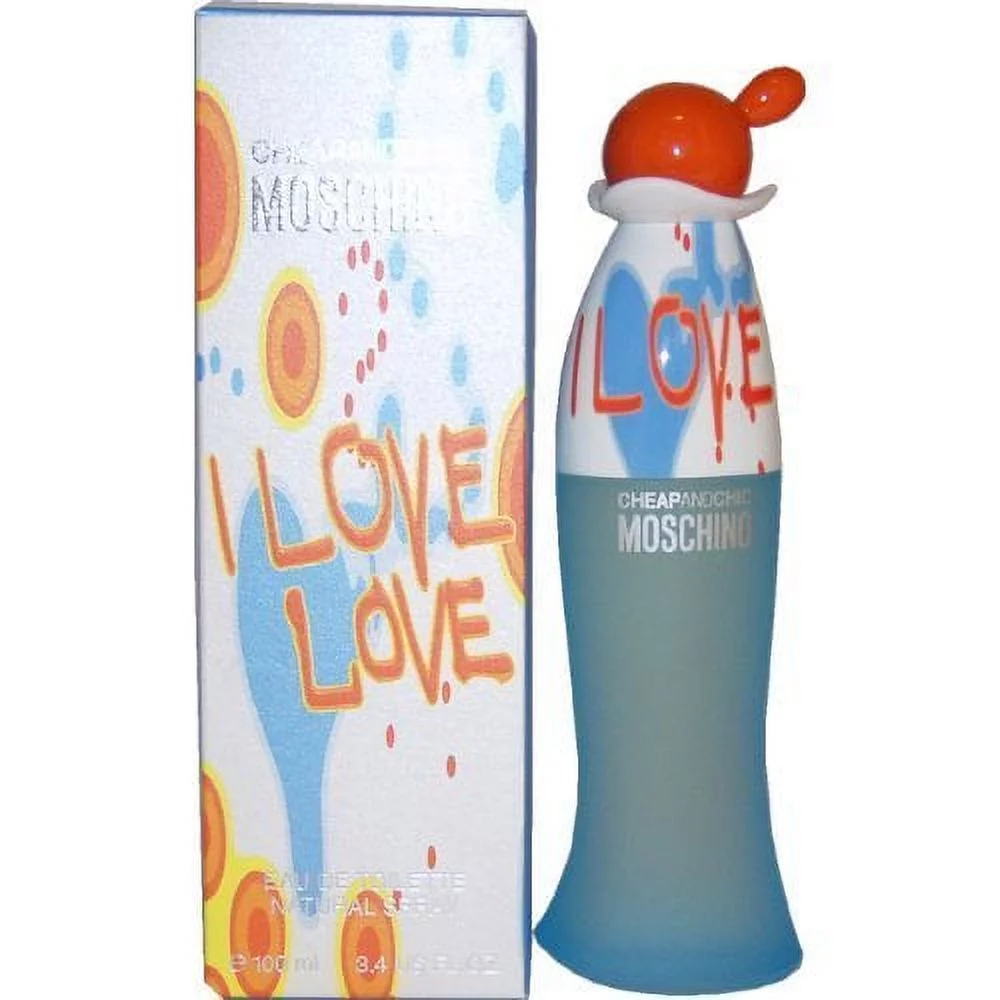 Moschino I Love Eau de Toilette Spray for Women, 3.4 Fluid Ounce