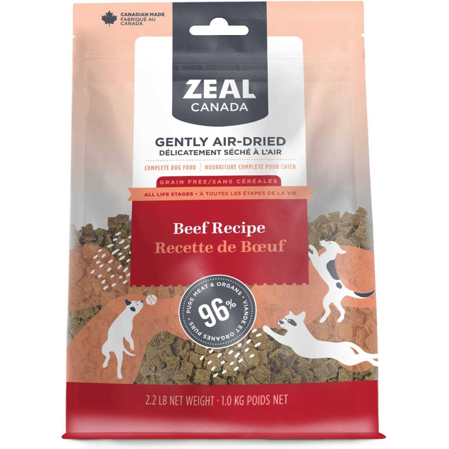 Zeal Canada Gently Air-Dried Recipe Grain-Free Dog Food - Pet Supplies online store