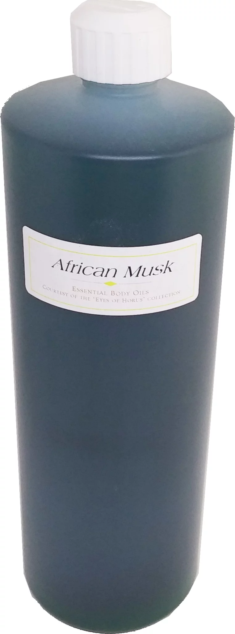 African Musk Scented Body Oil Fragrance [Flip Cap - HDPE Plastic - Green - 2 lbs.]