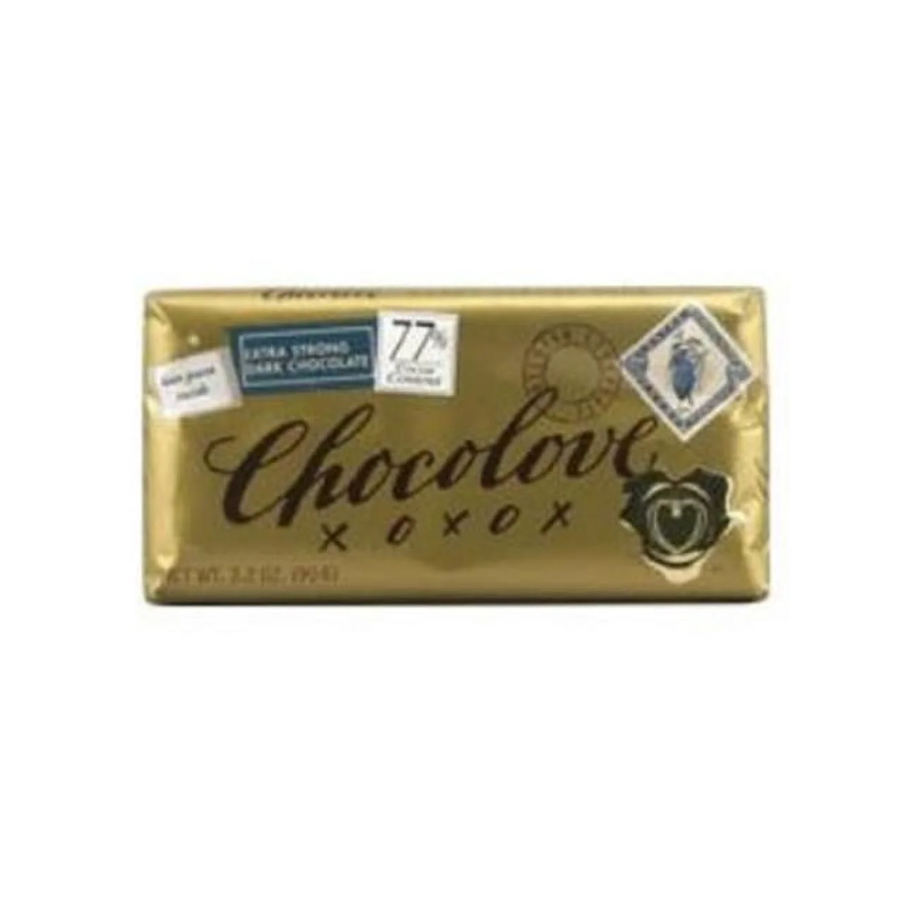 Extra Strong Dark Chocolate Bar