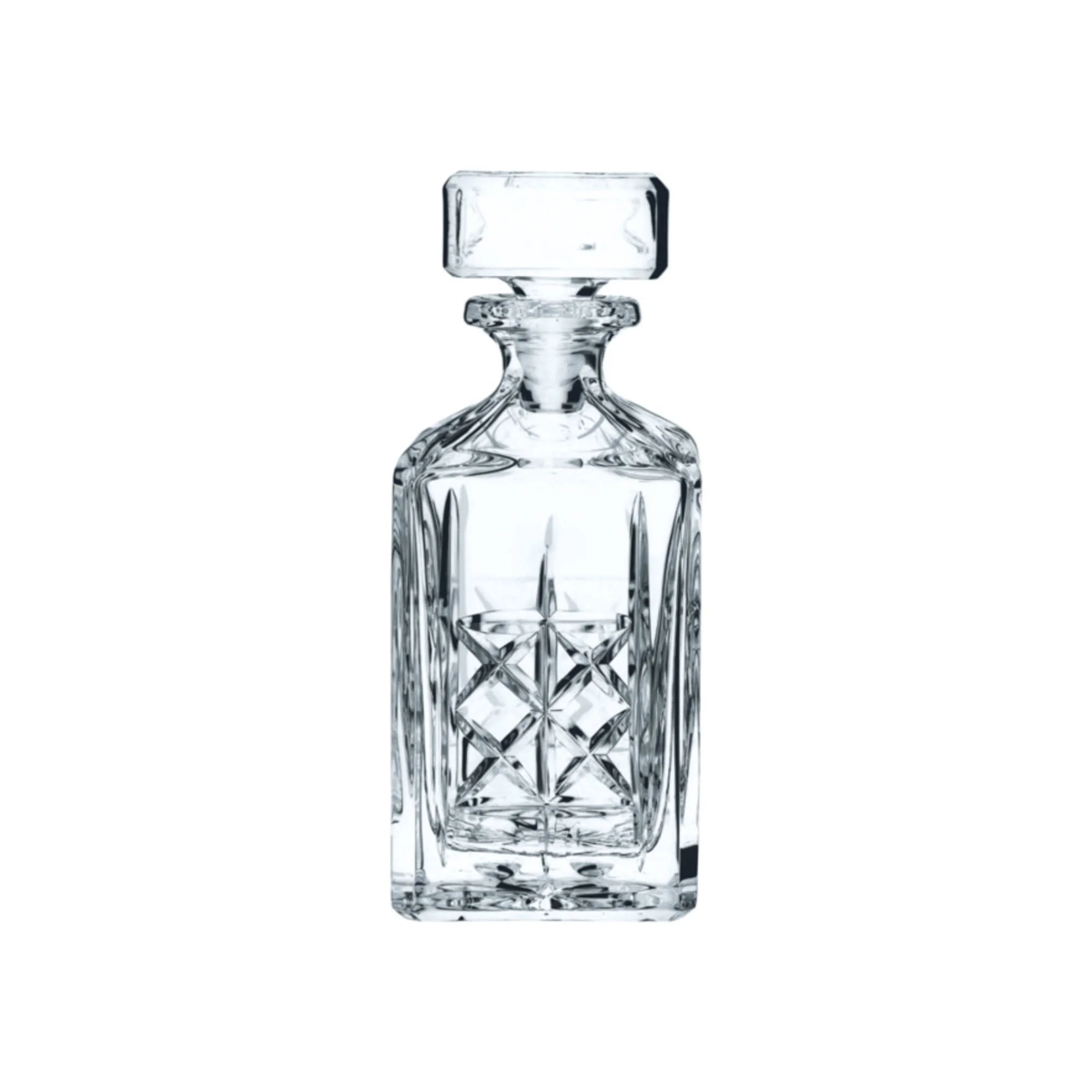 Nachtmann Highland 5-Piece Decanter and Whiskey Glass Set, Clear