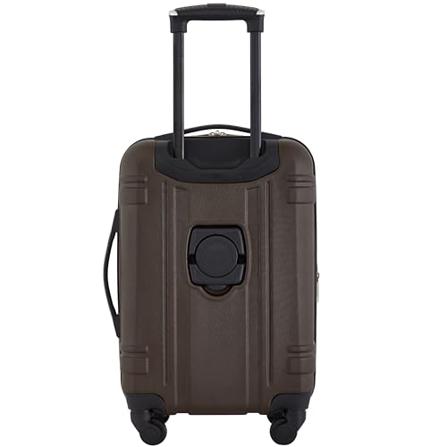 Wrangler Astral Hardside Luggage, Cedar, 20-Inch Carry-On
