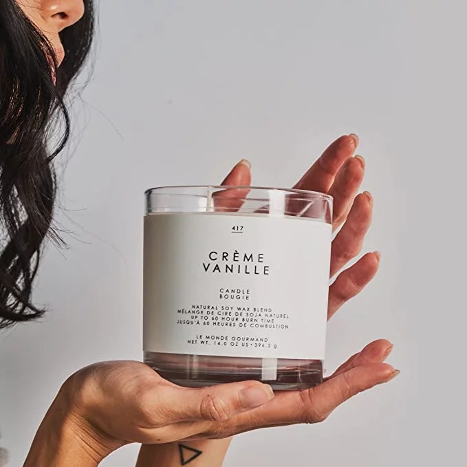 Le Monde Gourmand Crème Vanille Natural Soy-Wax Blend Candle - 14 oz