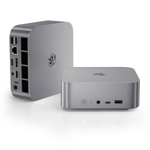 Beelink SER8 Mini PC, AMD Ryzen 7 8745HS(8C/16T, up to 4.9GHz), 32GB DDR5 RAM 1TB PCle4.0 SSD, SER8 Mini Computer Support 4K@144Hz, Tirple Display, HDMI+DP, WiFi6, BT5.2, USB4