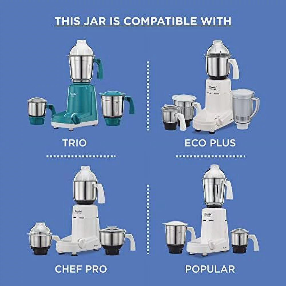 Chutney Jar For Eco Plus/Chef Pro And Blue Leaf, Small, Silver