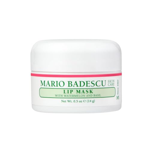 Mario Badescu Lip Mask, Overnight Lip Treatment Enriched With Skin Softening Coconut Oil and Hydrating Shea Butter