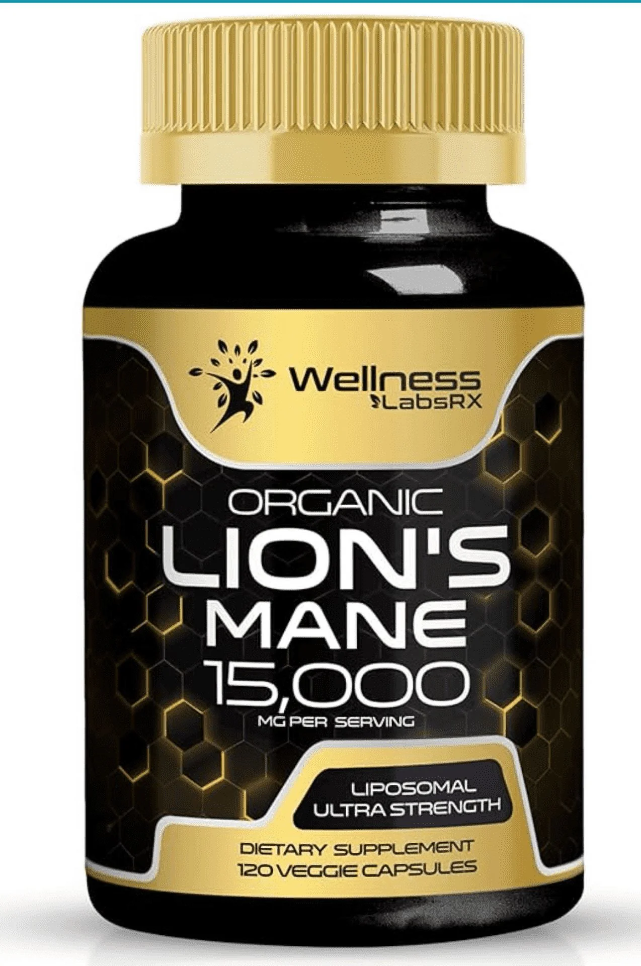 Lions Mane Supplement Mushroom Supplement, Brain Suppleme 120 Capsule