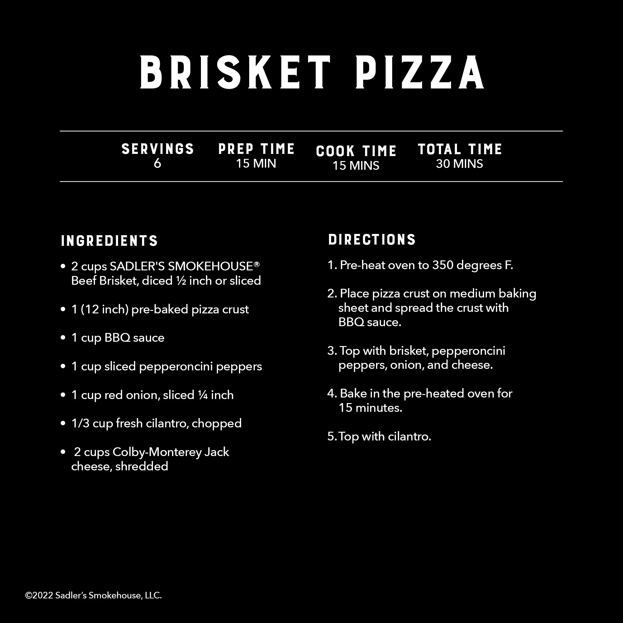 SADLER'S SMOKEHOUSE Seasoned Sliced Mesquite Smoked Beef Brisket, Average 1.5 - 2 lb Plastic Package