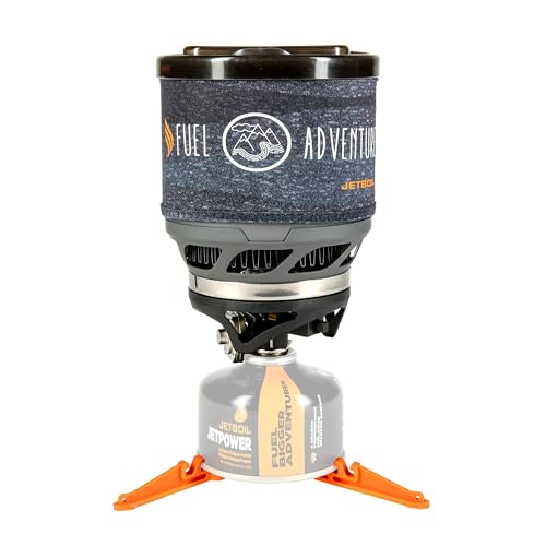 Jetboil MiniMo Camping and Backpacking Stove Cooking System with Adjustable Heat Control