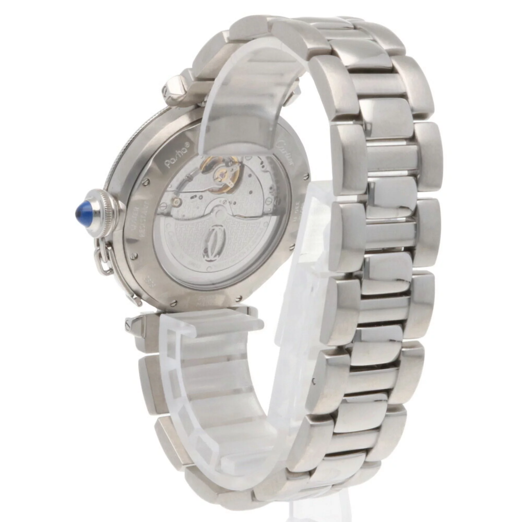 Pre-Owned Cartier CARTIER Pasha 38MM watch stainless steel W31031H3 (2378) self-winding men's (Good)