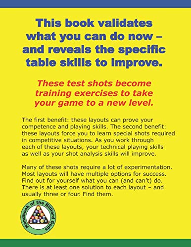 Advanced Cue Ball Control Self-Testing Program: Break-through reality checks for dedicated players