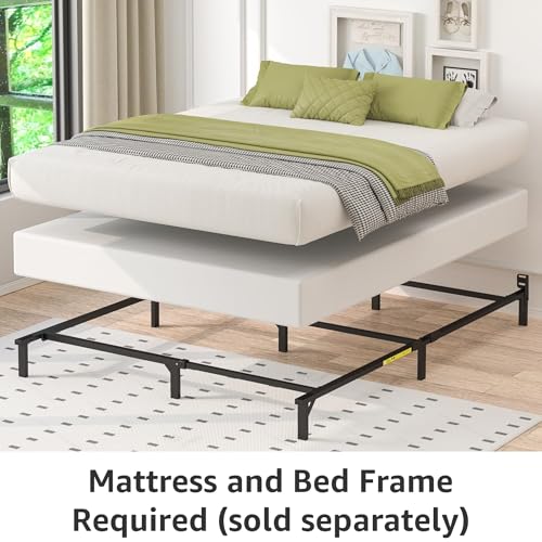 Amazon Basics Smart Box Spring Bed Base, 7-Inch Height Mattress Foundation, Tool-Free Easy Assembly, Queen, 79