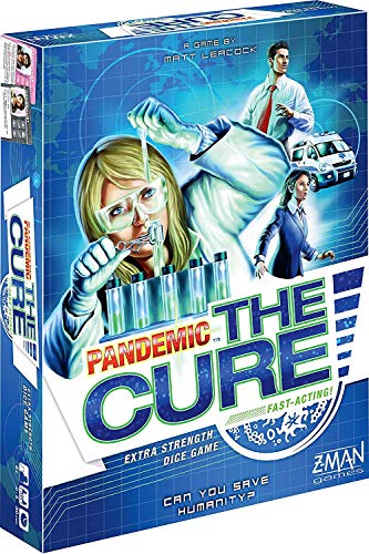 Pandemic The Cure Board Game - Roll the Dice to Save Humanity! Cooperative Strategy Game for Kids and Adults, Ages 8+, 2-5 Players, 30 Minute Playtime, Made by Z-Man Games