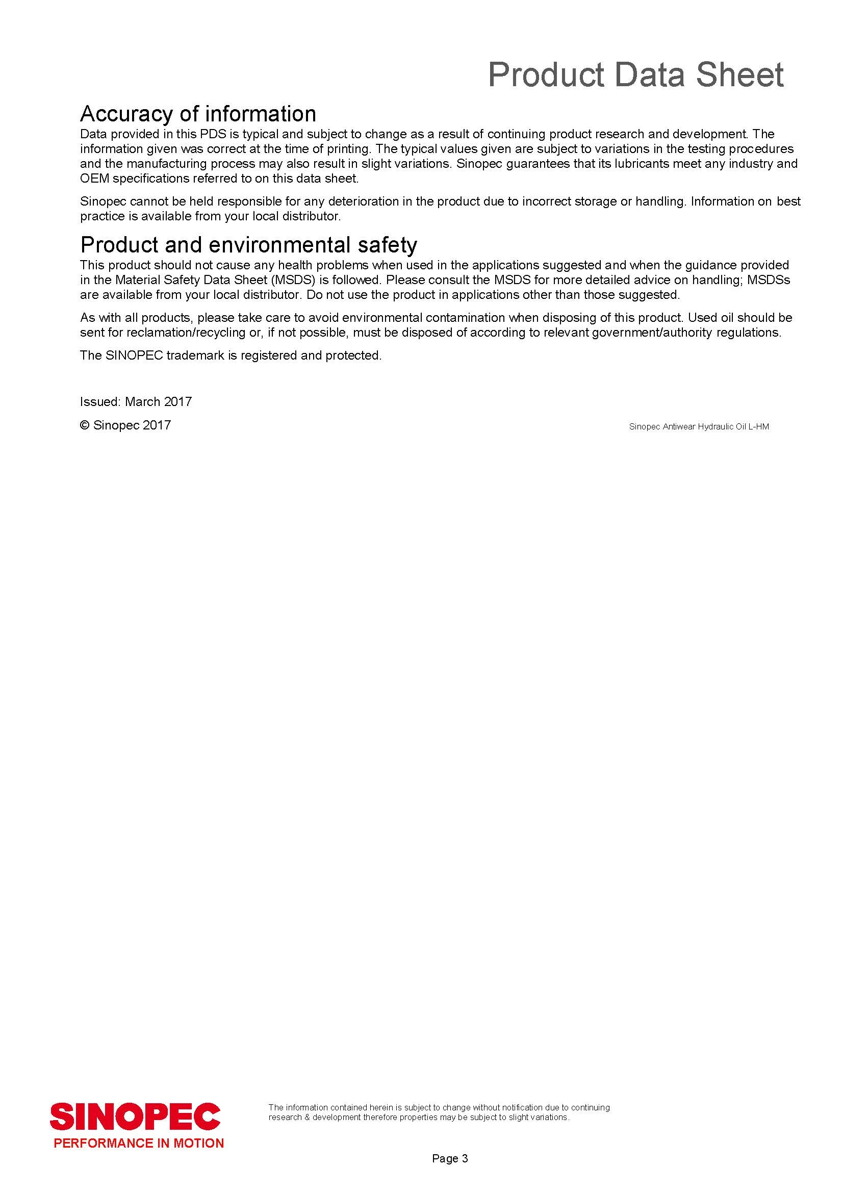 AW 32 Premium Anti-wear Hydraulic Oil Fluid - 5 Gallon Pail (18L - 4.75 gal.)