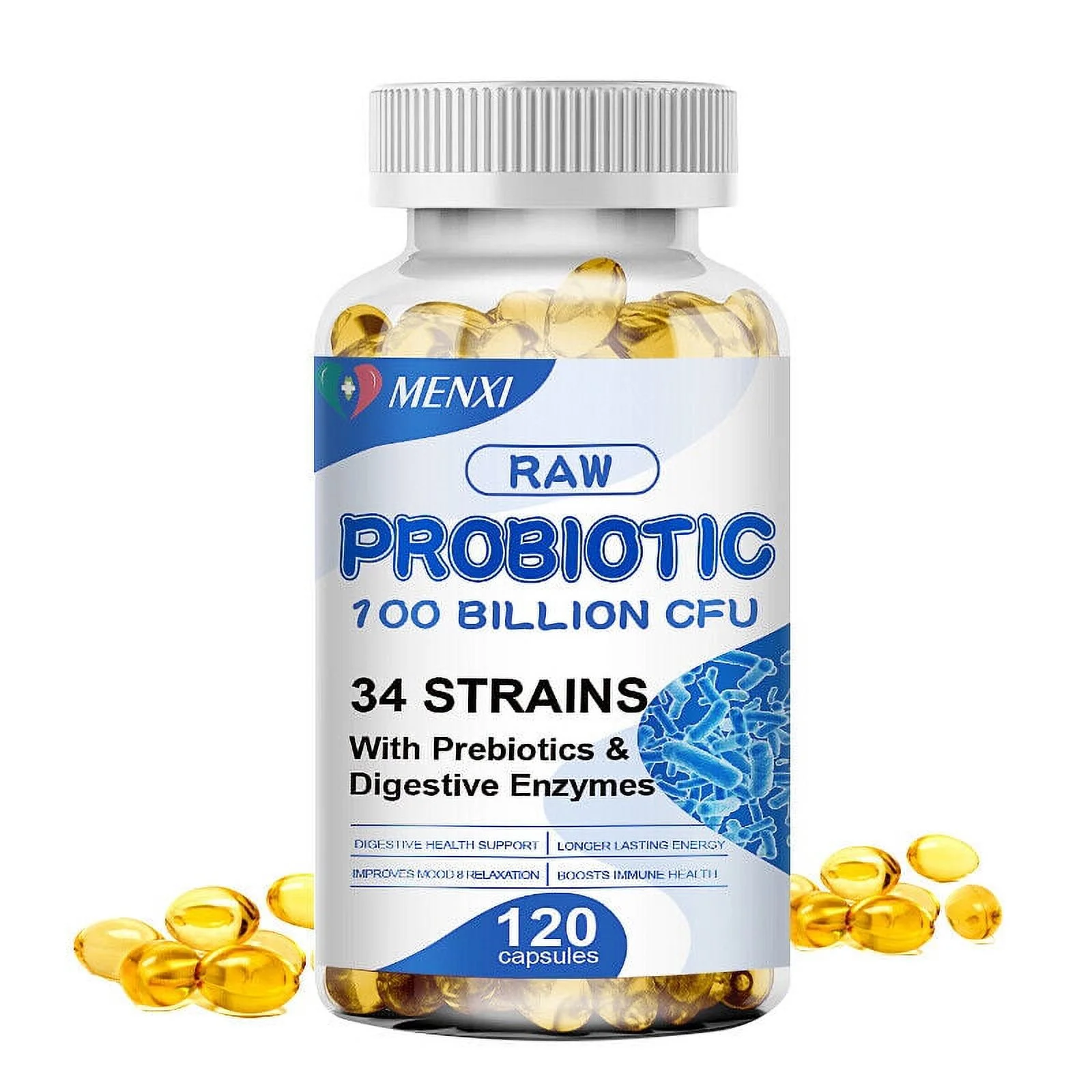 Probiotics CFU Potency Gut Health 120 Capsules